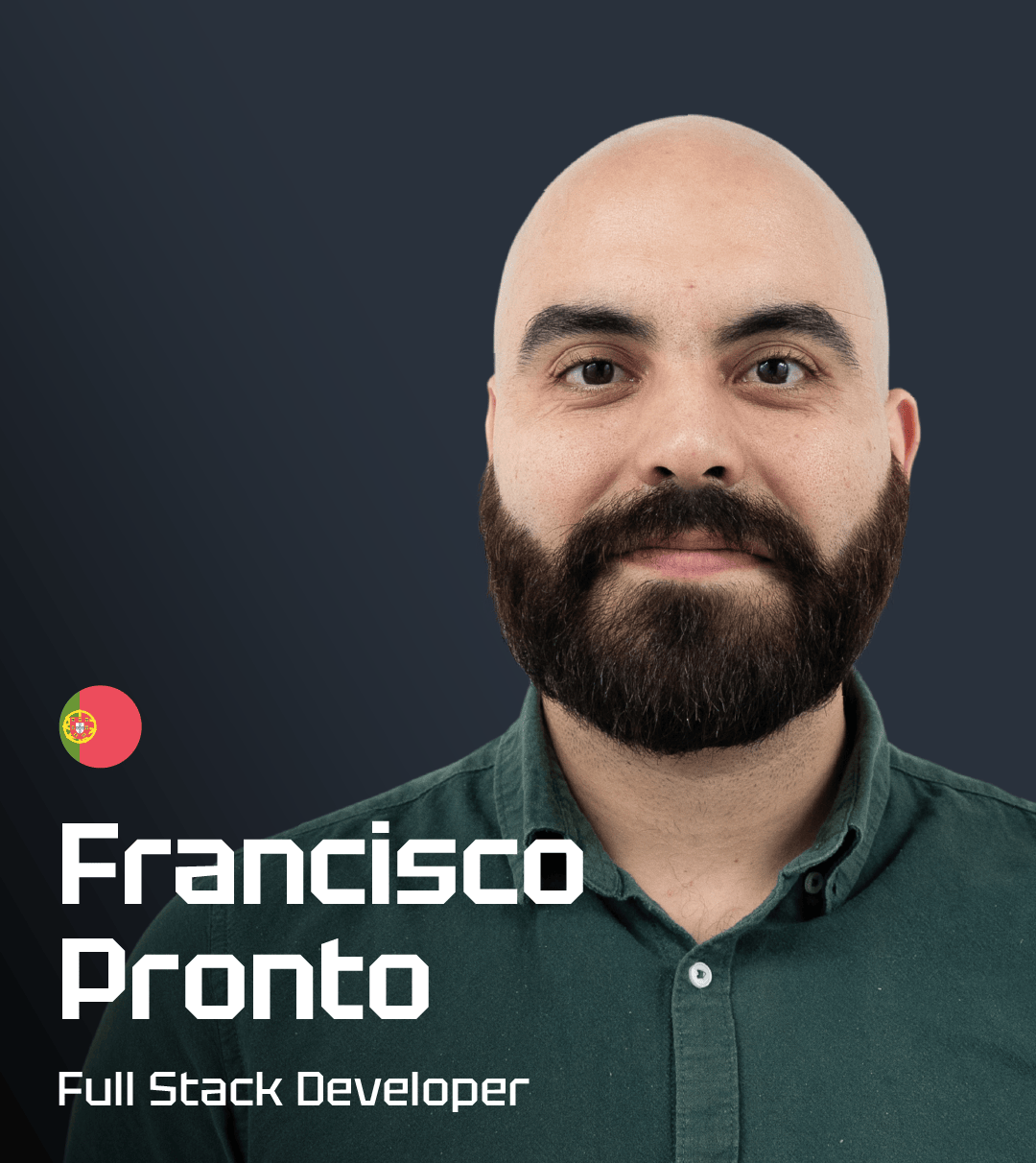 Francisco Pronto — team portrait and role