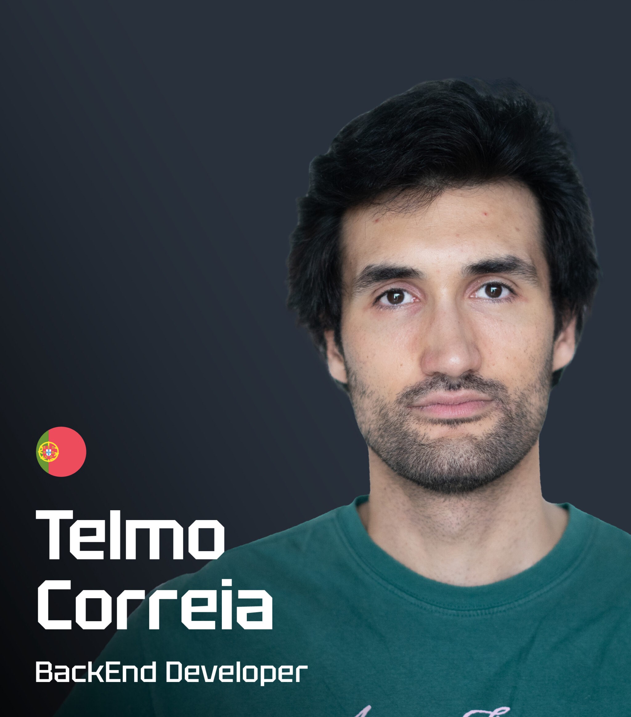 Telmo Correia — team portrait and role