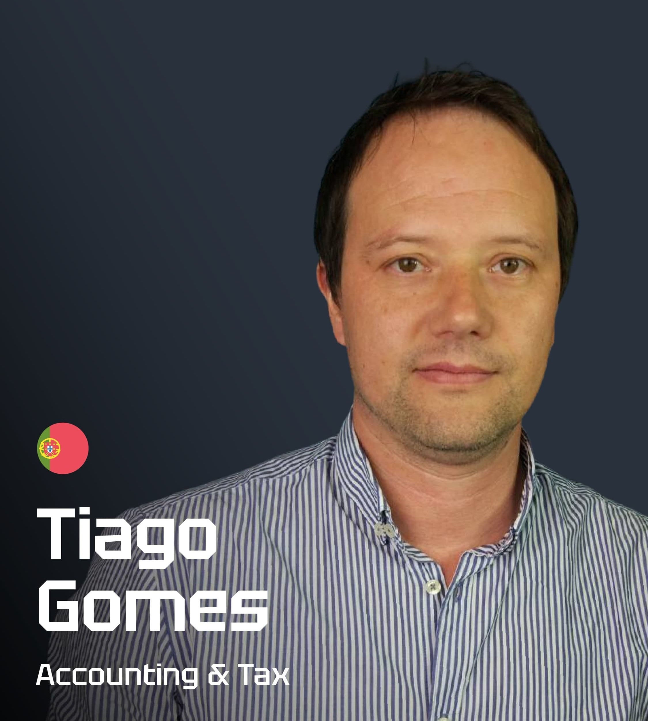 Tiago Gomes — team portrait and role